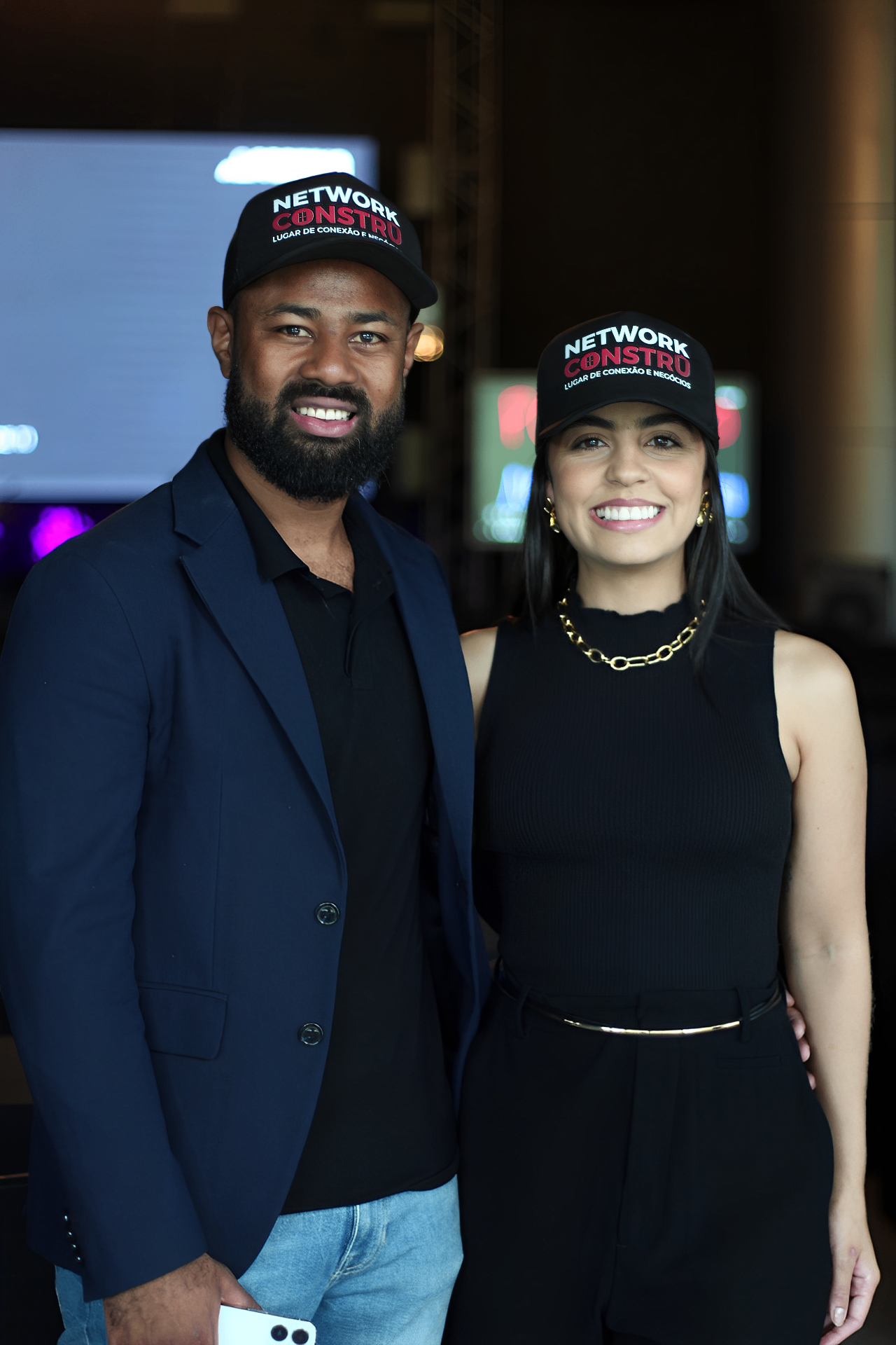 Rafael e Hellen Medranco, anfitriões da Network Constru